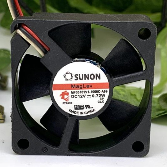 Original SUNON MF35101V1-1000C-A99 Cooling Fan DC 12V 0.72W 3wires MF35101V1-1000C-A99 Fans